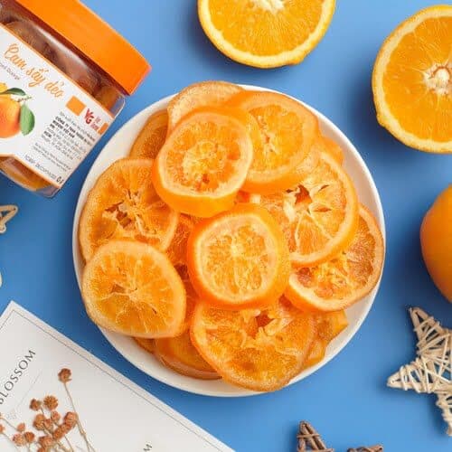 Cam sấy dẻo hữu cơ